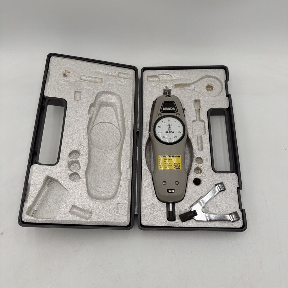 Imada FB-50 kgf PS 50k x .5kg Precision Push Pull Mechanical Force Gauge Scale